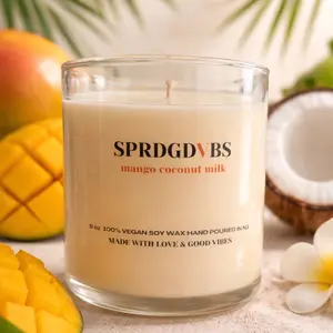 Mango Coconut Milk Soy Wax Candle