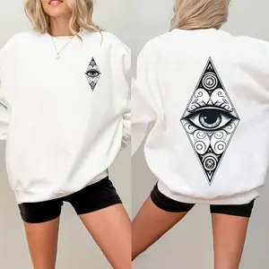 Mystical Eye Pattern DIY Iron-on Transfer Sticker, 6 Counts/set Washable Heat Press Decals for T-shirts, Masks, Jeans & Backpacks