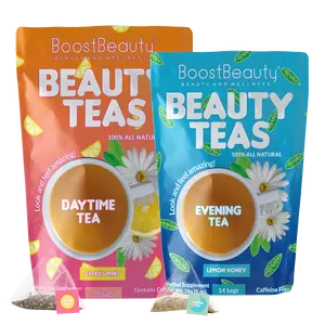 Boost Beauty 28-Day Detox Tea Kit – Natural Wellness, Vegan, Non-GMO, 42 Tea Bags - 1 Pack