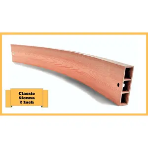 Classic Sienna 4' Snap-Lock Ready 2" Profile Composite Curved Board