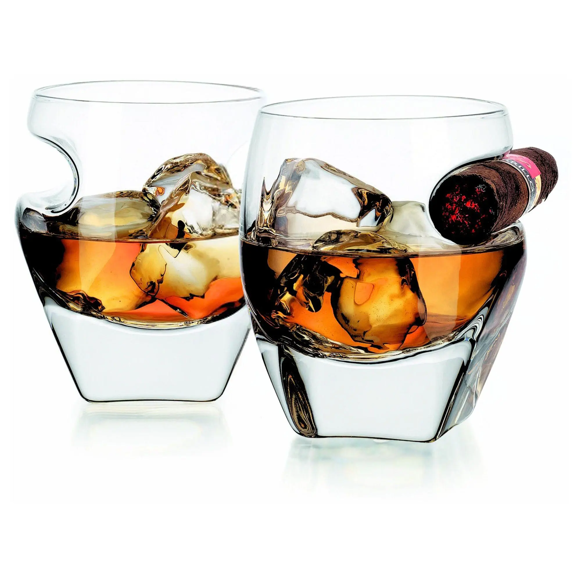 Godinger Arturo Set of 2 Cigar Whiskey Tumblers