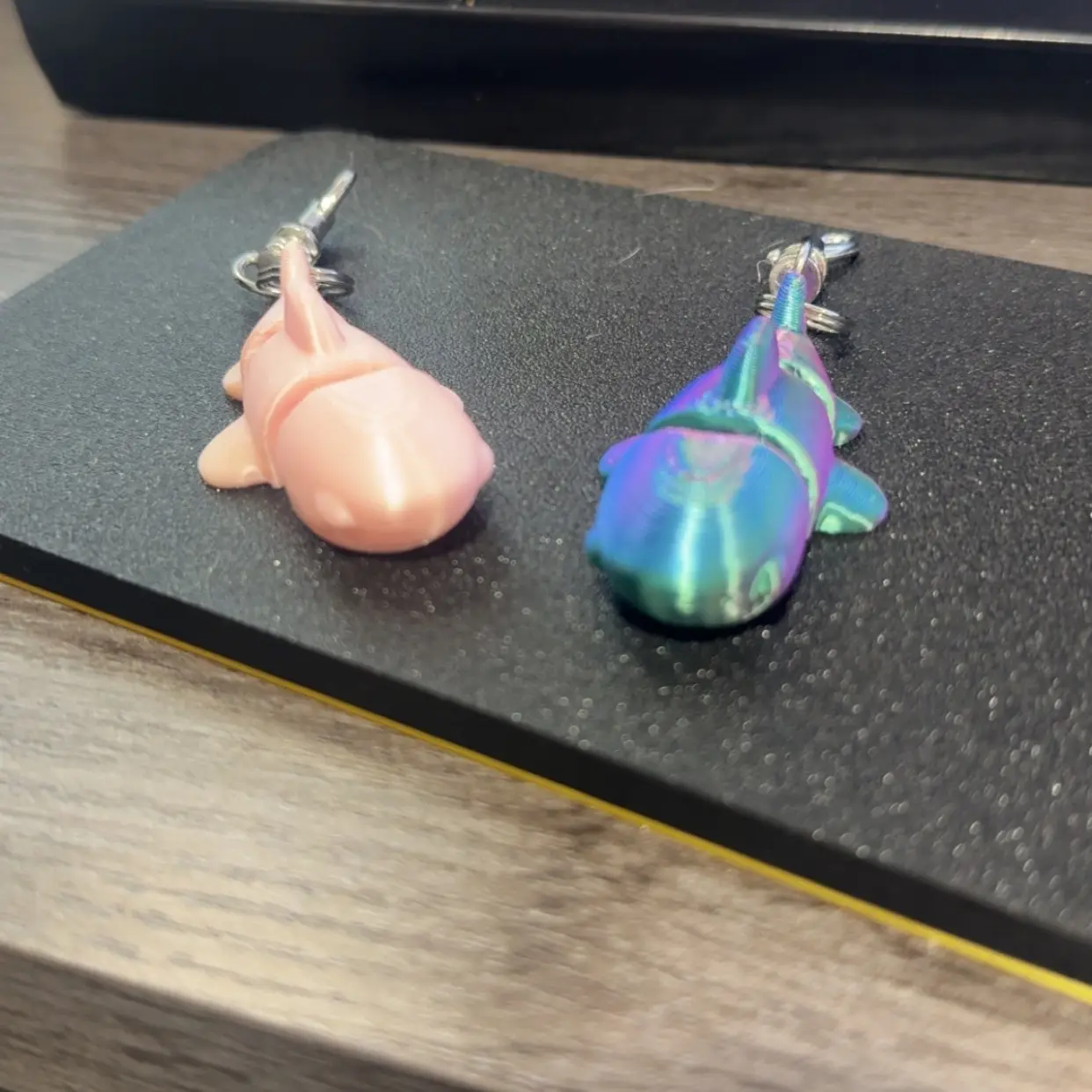 3D Printed Mini Shark Keychains