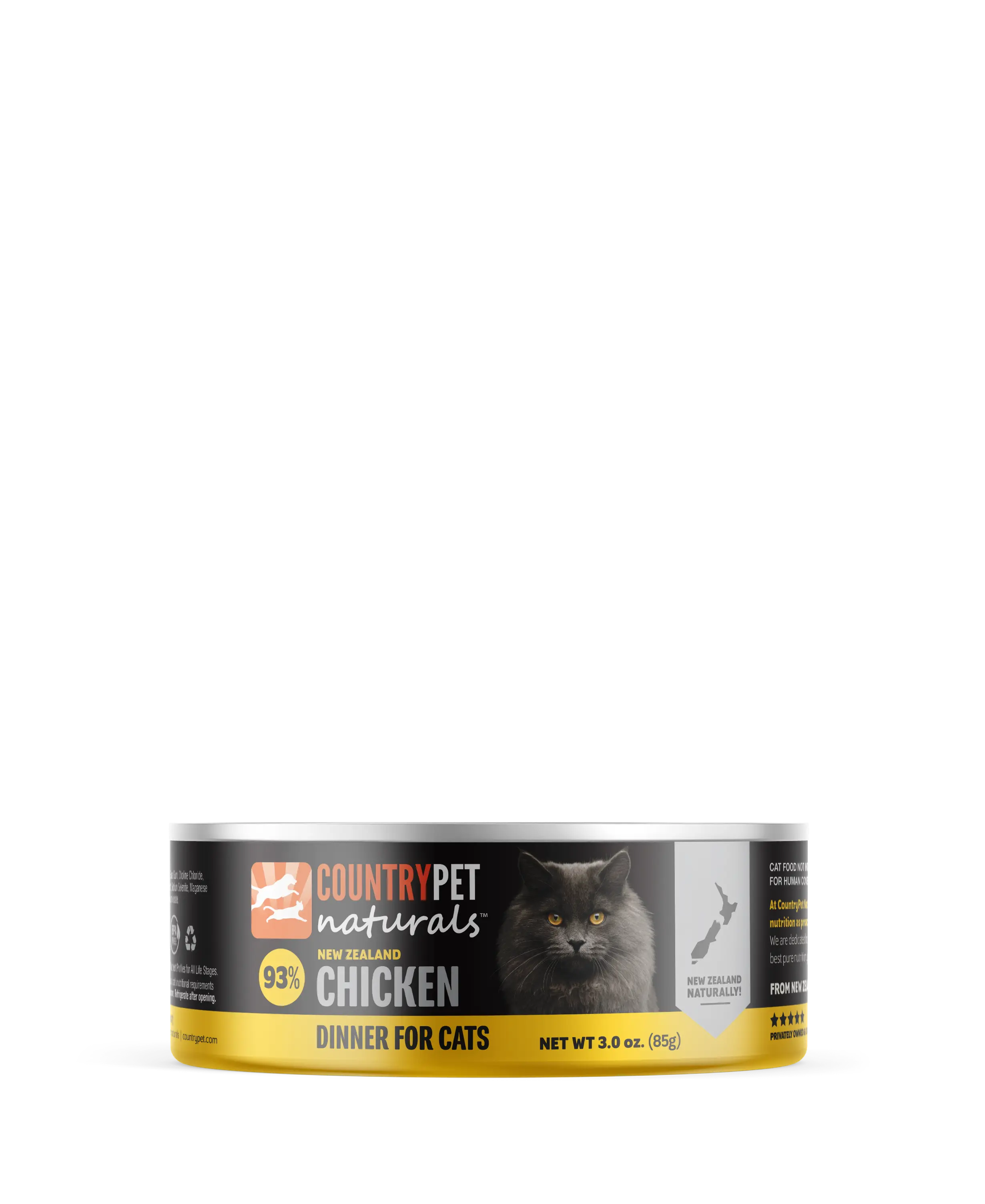 Chicken Cat Food 3oz Cans - Tray of 18 Cans