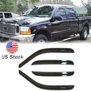 Window Visor for 1999-2016 Ford F250/F350/F450 Super Duty Super/Extended cab Only WeatherShield/Rain Visor