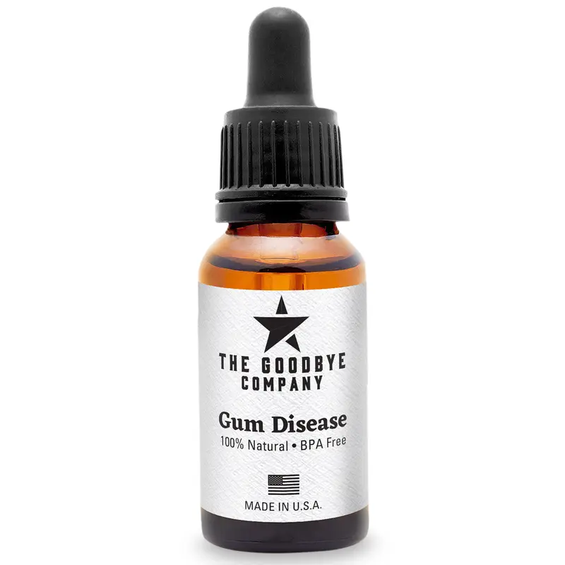 The Goodbye Company Gum Disease Gum Care Oral Drops 30ml – Natural Clove & Neem, Plant-Based Daily Oral Care, Gentle Gum-Soothing Formula - Fresh Breath Support, Herbal & Organic - Restore