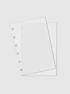 Crystal Clear Discbound Notebook Cover | CP Petite Crystal Clear Discbound Notebook Cover | CP Petite
