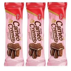Griffins Cameo Cremes Biscuits (Pack Of 3 x 250g Ea) Creamy filling sandwiched between two crisp biscuit layers ...
