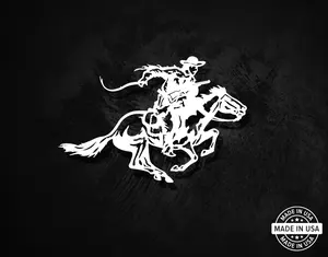 Winchester Horse Decal, Vinyl Die Cut Sticker, 100% Made In USA