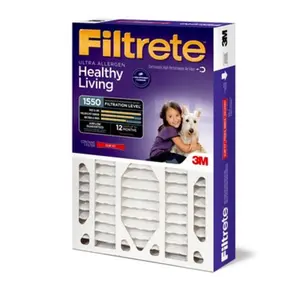 Filtrete Home 16x25x5 in. D-Pleated Electrostatic High-Efficiency Replacement Air Filter with Cardboard Frame, Case of 2