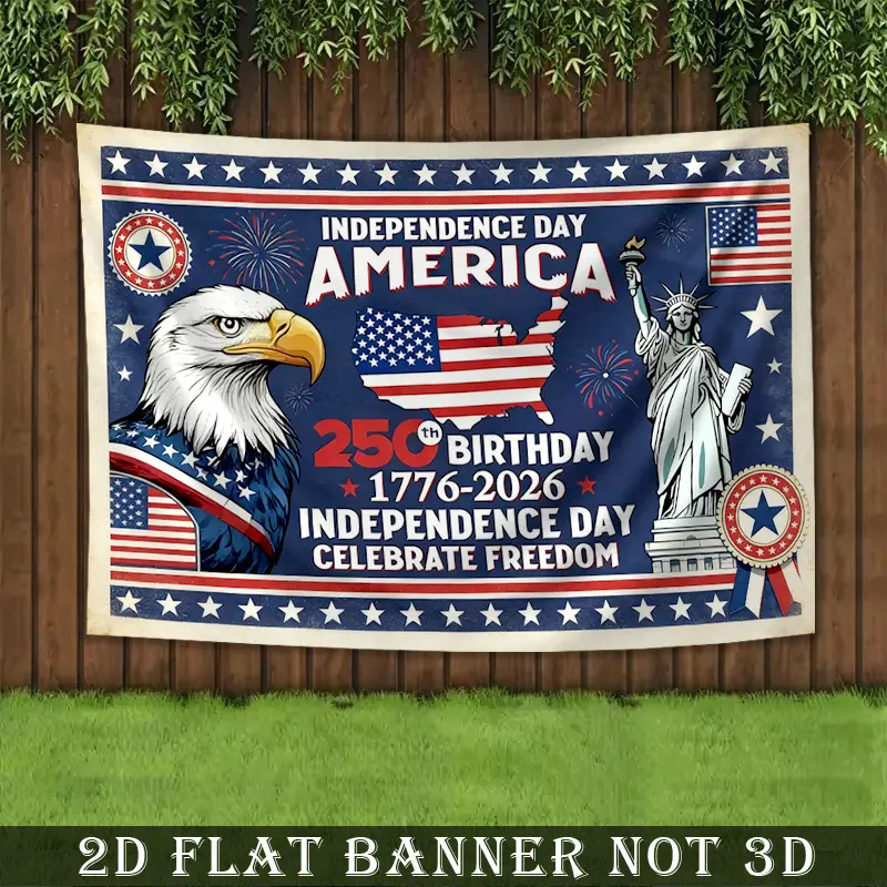 Neon Nature Bohemian Sun Jumbo 2D Flat Classic American 250th Anniversary Synthetic Backdrop Tapestry - Lightweight Durable Patriotic Stars and Stripes Independence Day July 4th Home Decor Banner