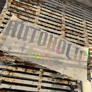 AutoHolic Oil Slick Rear Banner