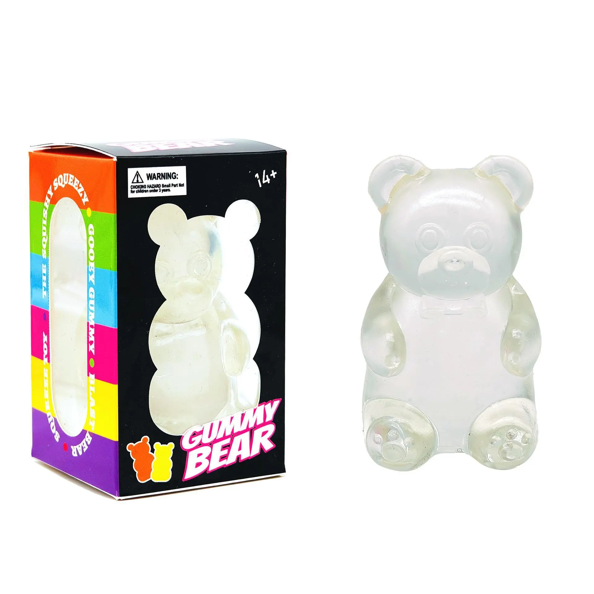 High-transparency bear with box.