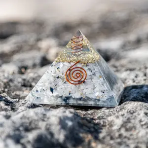Down to Earth Orgonite Crystal Pyramid