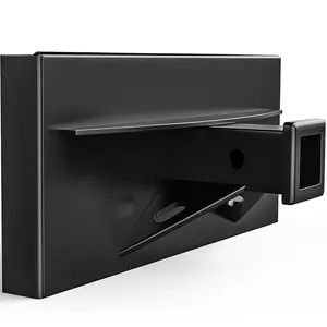 1/4" Mini Skid Steer Mount Plate with 2" Receiver Hitch, Heavy Duty Quick Attach Welding/Bolt-On Plate Attachment Compatible With Toro Dingo, Ditch Witch, Thomas, Finn, Boxer, Ram Rod