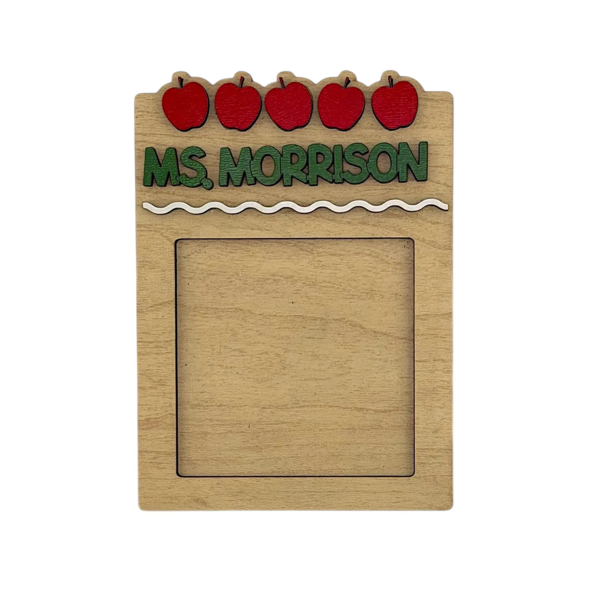 Personalized Apple Note Pad Holder