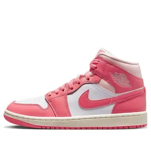 (WMNS) Air Jordan 1 Mid 'Strawberries and Cream' BQ6472-186
