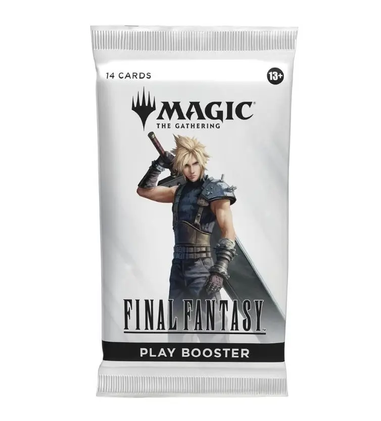 Magic The Gathering Final Fantasy Play Booster Pack - 14 Collectible Trading Cards Inspired by Final Fantasy Series for Enthusiasts 13+