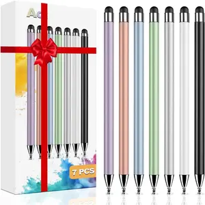 Stylus (7 Pcs), 2-in-1 Stylus Pen for  Screen,  and Sensitivity, Suitable for iPad///Android Smartphone and Tablets, Compatible with   Screen (Multicolor)