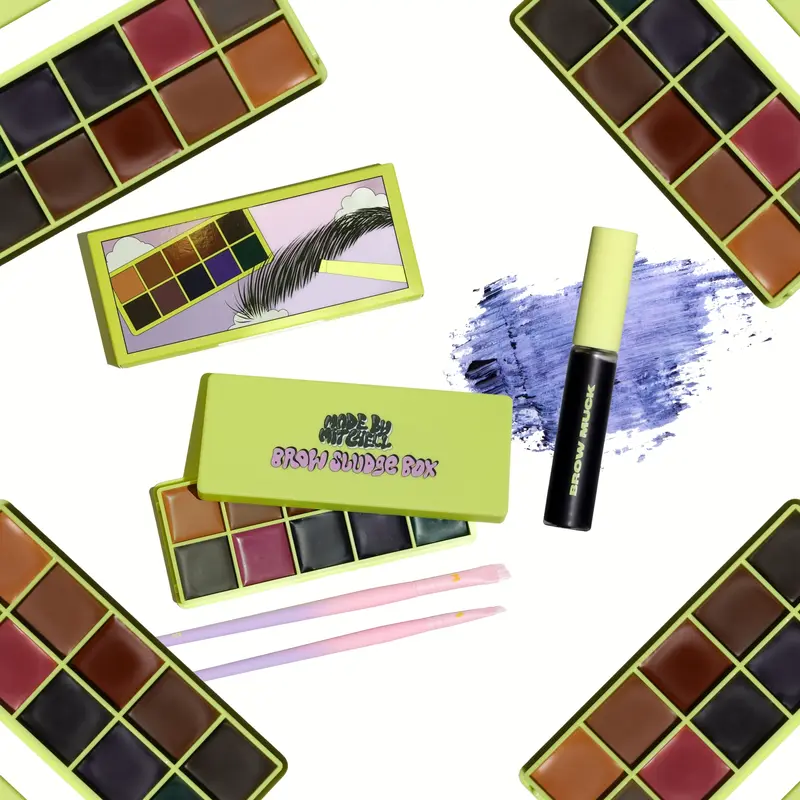 Brow Sludge Palette With Free Brow Muck Gel - Made by Mitchell