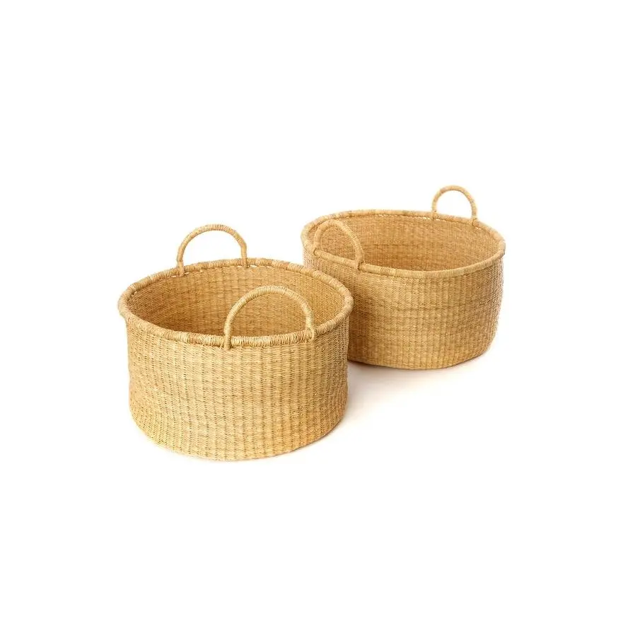 Large Floor Basket in Natural