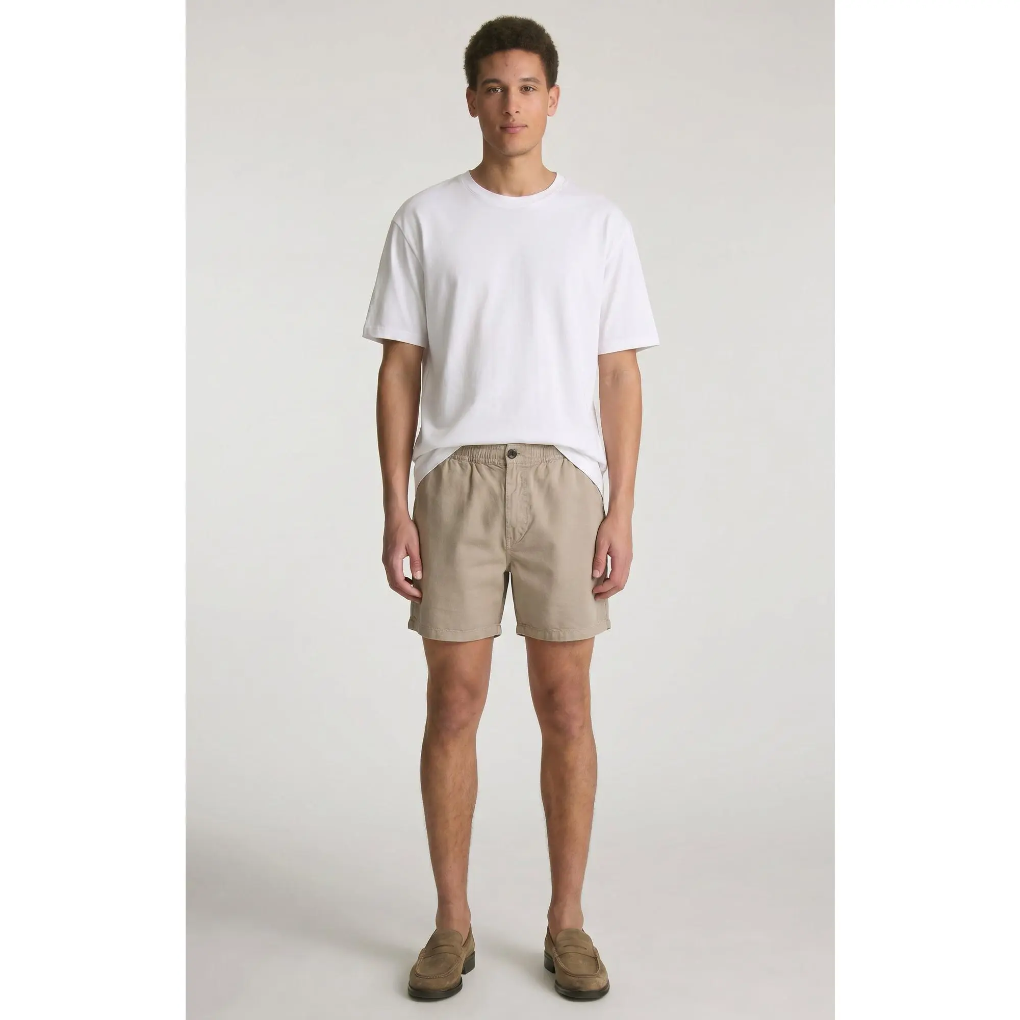 Women's Modest Casual Cashmere-Linen DAXON Shorts, Comfortable Modest Clothes for Daily Wear