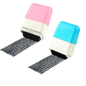 2Pcs Identity Protection Roller Stamps – Wide Rolling Security Stamp for Privacy, ID Blockout and Address Blocker, Prevent Identity Theft on Mails and Packages, Easy Privacy Tool for Home Office