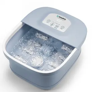 Naipo Comfort Foot Spa Bath Massager with Fast Heating, Rich Bubble, Vibration and Rollers Luxury Relaxing Luxury Relaxing
