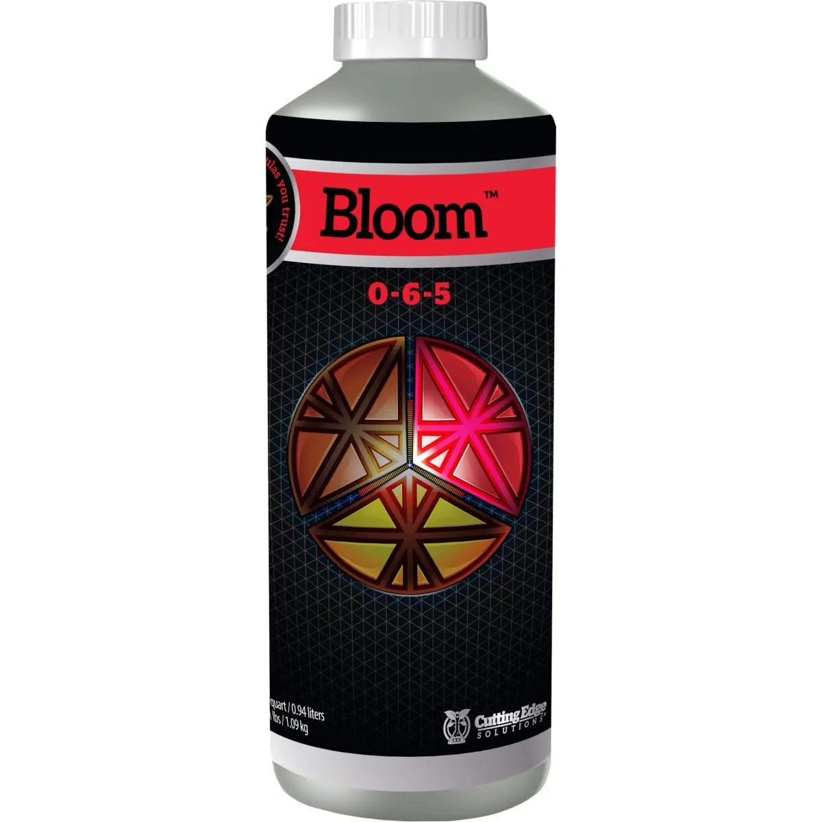 Cutting Edge CES2302 32oz Bloom 0-6-5 Fertilizer - Flowering Boost, Plant Growth Support for Garden Plants