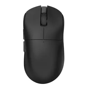 AJAZZ NJ08 MC Wireless E-sports Game Mouse Right hand Asymmetrical Design PAW3311 Sensor Soft Tone Office Mouse 1kHz Rate of Return the third mock examination 2.4 Wired BT Six gear DPI24000 RGB Support Multi system for E-sports Games and Office