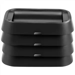 4PCS Bed Stopper & Furniture Stopper Caster Cups Fits to All Wheels of Furniture,Sofas,Beds,Chairs Prevents Scratches