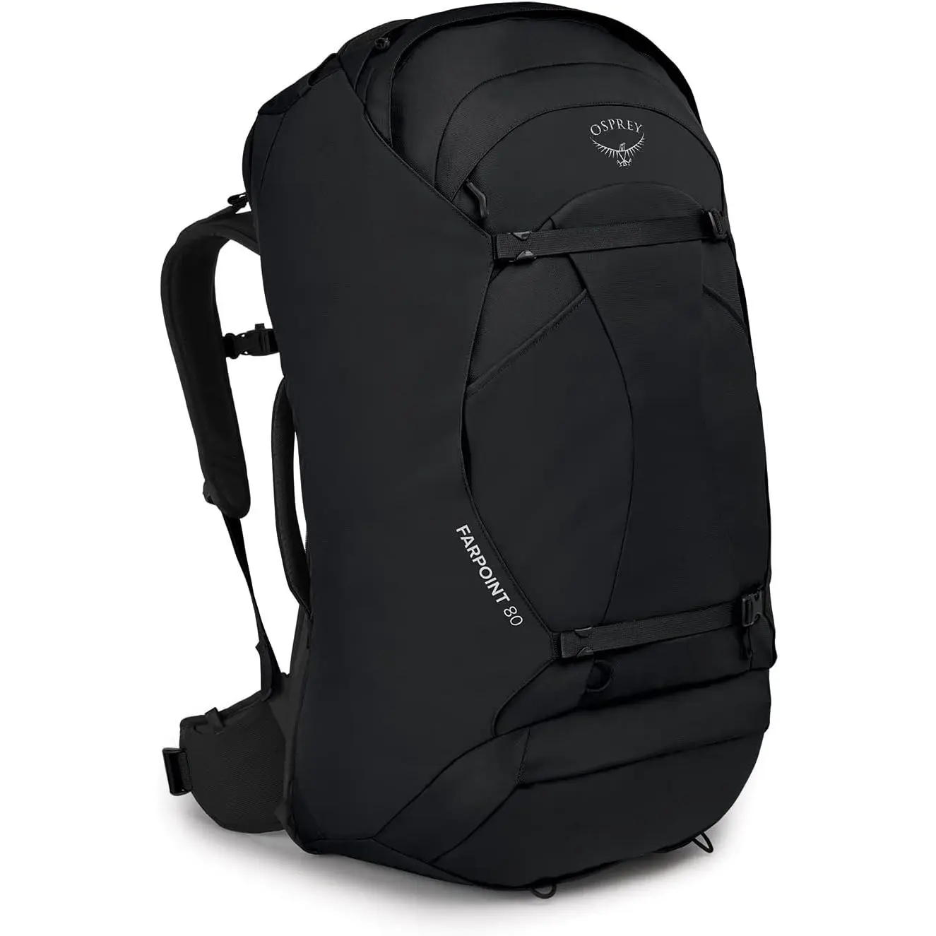 Osprey Farpoint 80L Mens Travel Backpack - Black 10003323 Osprey Farpoint 80L Mens Travel Backpack - Black 10003323