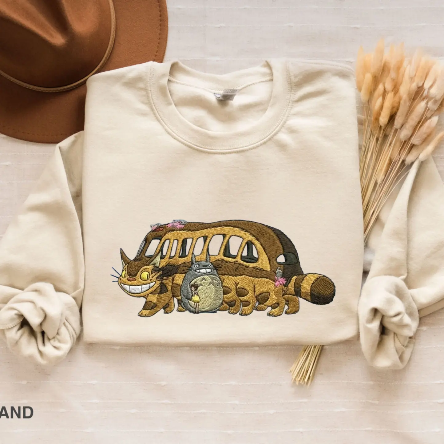 Embroidered My Neighbor Totoro Shirts, Vintage Cute Japanese Anime Tee, Ghibli Fan Gift