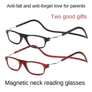 New Ultralight Reading Glasses Menr Reading Glasses Hanging Stretch Women Anti-fatigue Presbyopia Unise Glasses Diopter +1.0+4.0