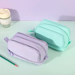 Large Capacity Pencil Case, Stylish Zipper Pencil Bag for Teens and Adults, Fashionable School Supplies for Women and Girls, Office School Supplies