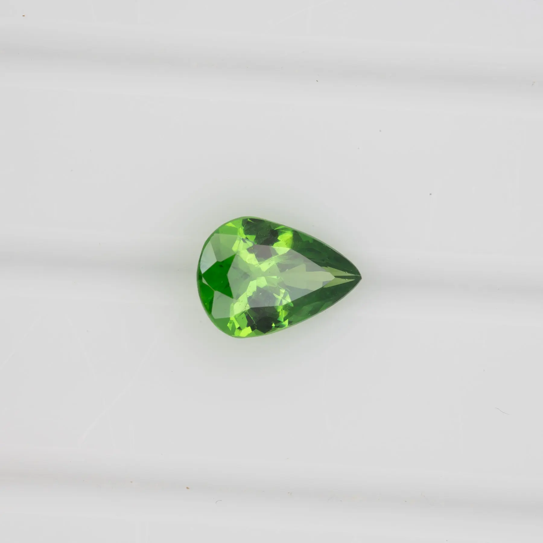 Rare Natural Tsavorite Garnet Pear Shape 8x6mm ~0.98cts – Untreated Green Garnet Gemstone