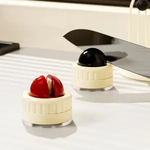 Mini Suction Knife Sharpening Stone, Ball Shape Quick Sharpener Tool, Home Kitchen Knife and Scissors Repair Kit, Restoring Tools, Kitchenware