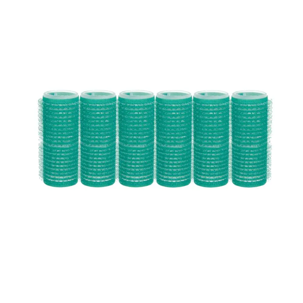 Hair Ware Self-Grip Heatless Curlers, 7/8 Inch Plastic Rollers for Enhanced Body & Curls, 6 Pack for Thick & Normal Hair, Hairware, Classic Self-Grip, Heatless Curls