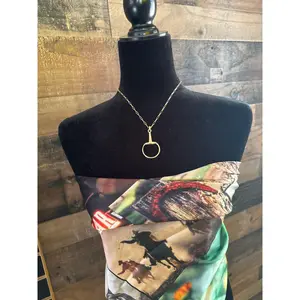 The Snaffle Bit Pendant Necklace - 2 Colors