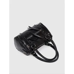 Simple Fashion Bag, Vintage Motorcycle Style Pillow Bag, Shoulder Crossbody Bag, Versatile Rivet Decorative Handbag for Casual Use, Everyday Bags