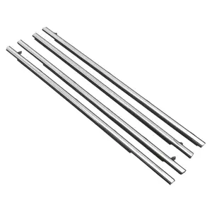 Weatherstrip Window Seal, Window Trim Seal Belt, for Honda Accord 13-17, PVC, No.72450T2AA01/72410T2AA01/72950T2AA01/72910T2AA01, Silver Tone, 4pcs
