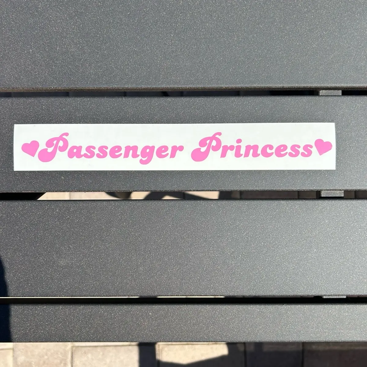 Passenger Princess vinyl decal - glossy - 21 color options!
