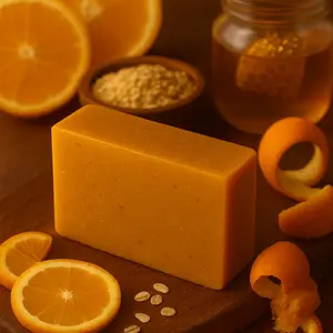 5oz Single Bar Turmeric ; Brightening ;Face ; and ; Body; Soap