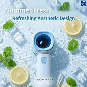 199-Speed Turbo Handheld Fan for Women Men Kids Students Office Workers Travelers Commuters Campers 3600mAh Long Battery Life Ultra-Quiet Portable USB-C Digital Display Summer Must-Have