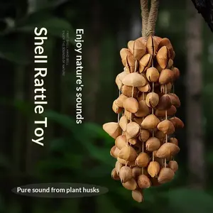 Handmade Natural Seed Pod Rattle - Soothing ASMR Sound Maker for Stress Relief, Sensory Play & Gifting，Ideal Gifting Option outdoorfun