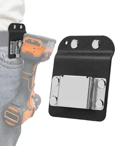 Drill Holster, Drill Holder for Tool Belt, 2" Tool Belt Clip Tape Measure Holder for Cordless Drills, Impact Drivers, Nail Guns, Tape Measures with Hanger Clips