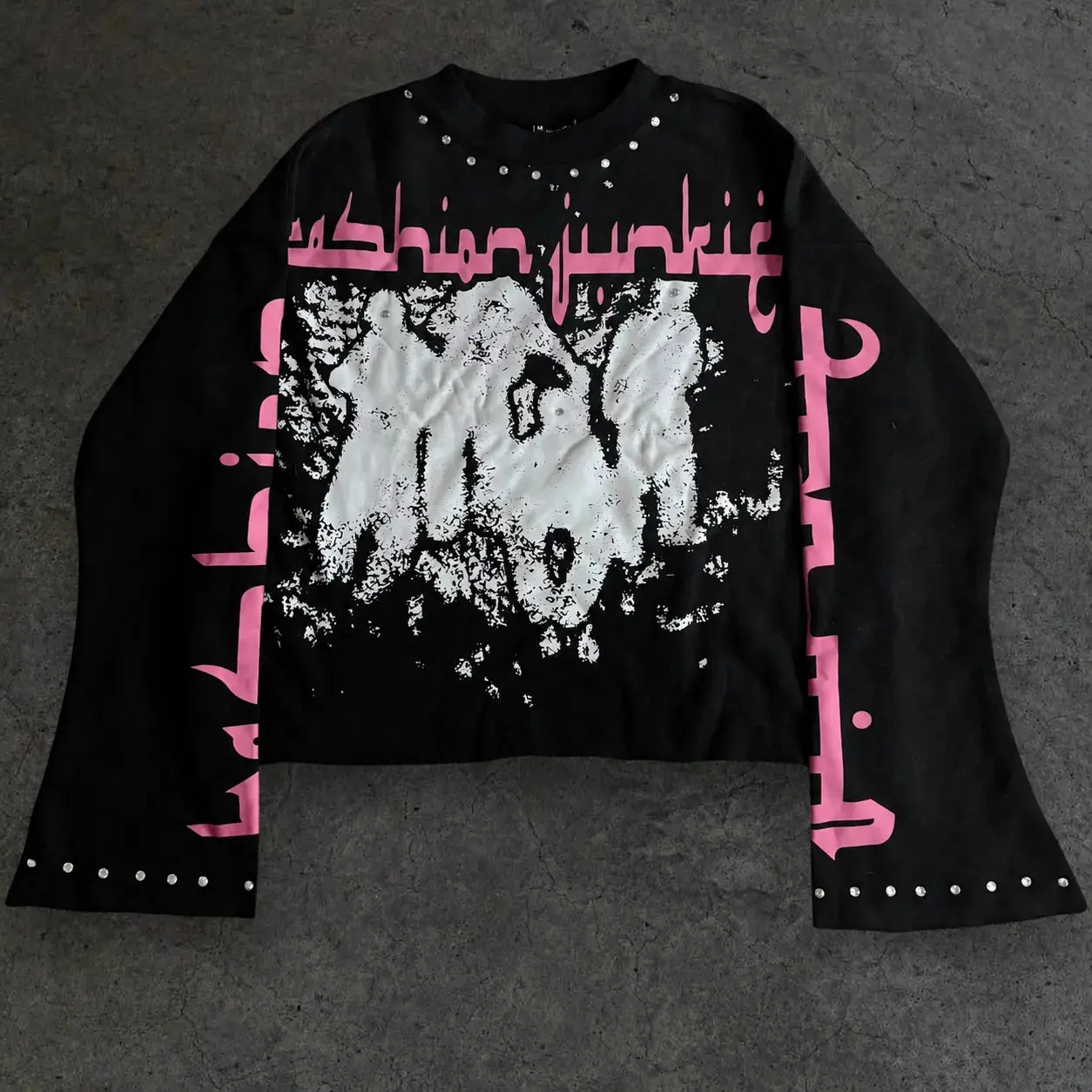 FASHION JUNKIE FLARED LONGSLEEVE PINK