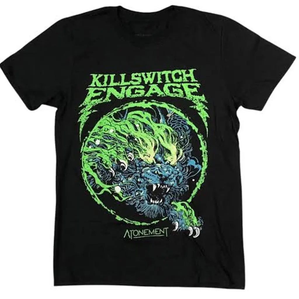 Killswitch Engage Vintage Graphic Tee The Signal Fire Metalcore Shirt HY6139