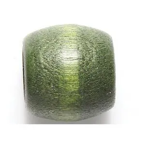 16NW188: Wood Barrel Green 16x17mm 8mmID 20PPK