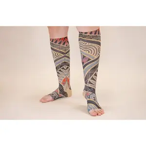 Rhythm Beige Gradient Compression Socks