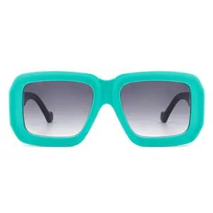 Bold Square Sunglasses- Blue, Red, White